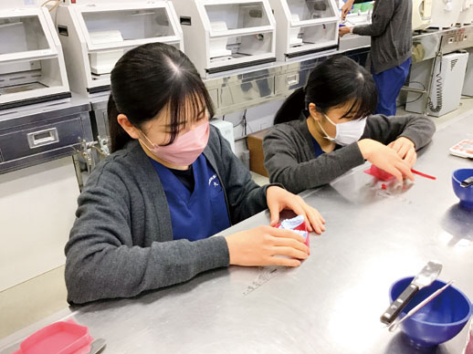 授業 3限目（有床義歯技工学実技）