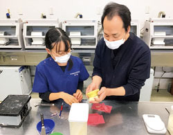 授業 3限目（有床義歯技工学実技）
