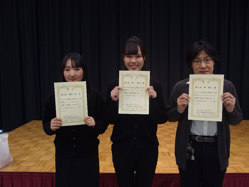 彫刻大会&クリスマス会(技工士科)