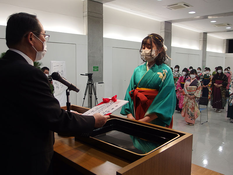 3月7日（土）卒業証書伝達式を挙行