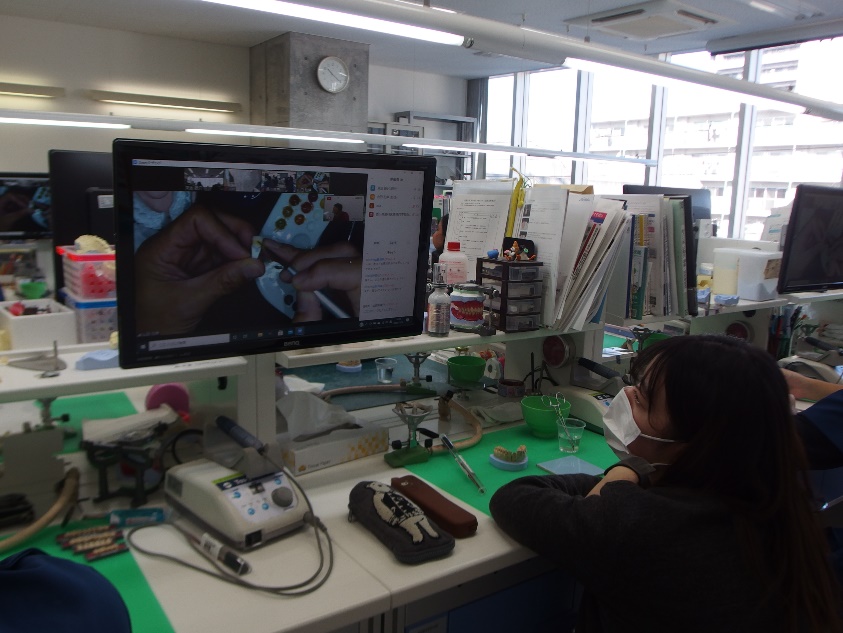 山田和伸先生 ポーセレンセミナー(技工士科)