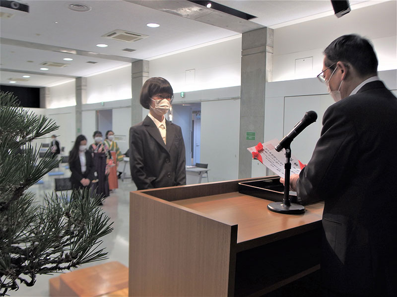 令和2年度 卒業証書伝達式
