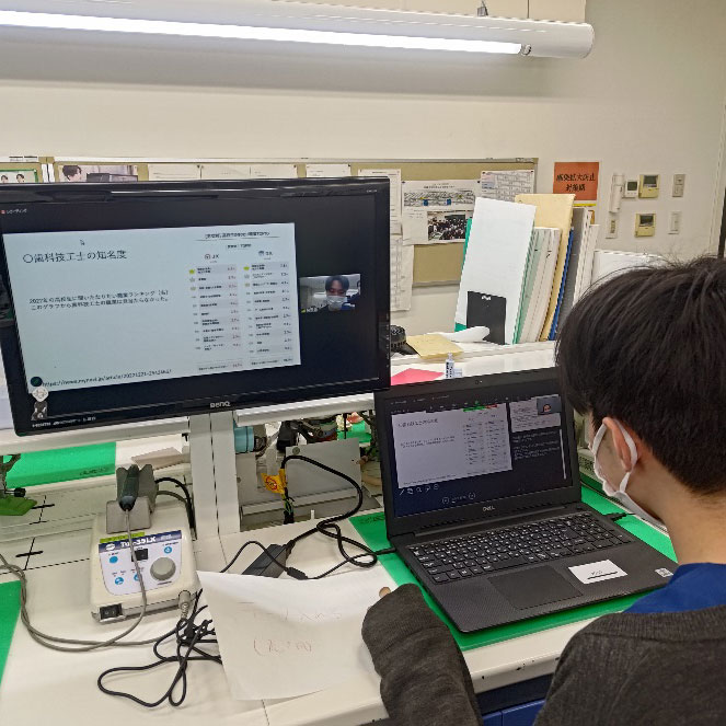 令和4年度 卒業製作発表会(技工士科)