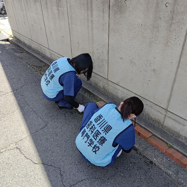 地域清掃(技工士科)