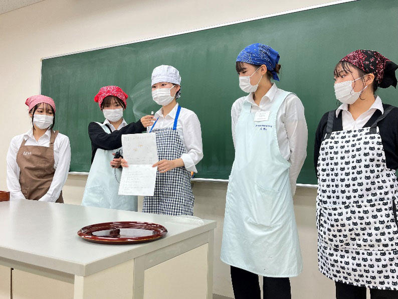 調理実習(衛生士科)
