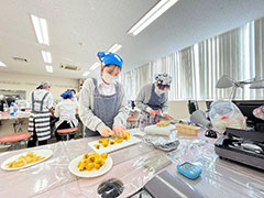 調理実習（衛生士科）