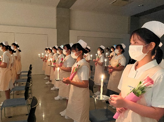 戴帽式(衛生士科2年生)