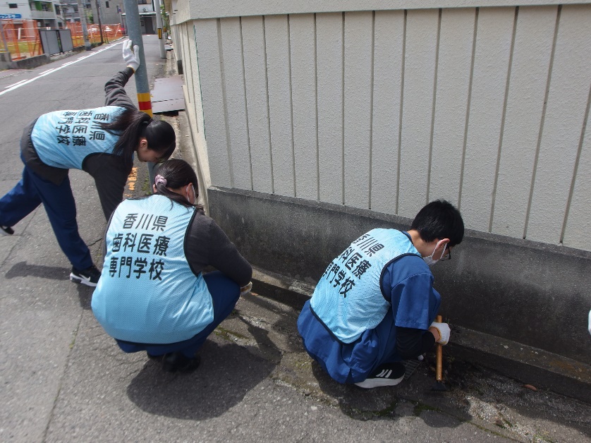 地域清掃(技工士科)