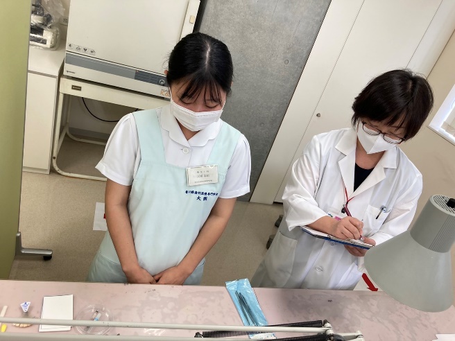 衛生士科2年生 OSCE