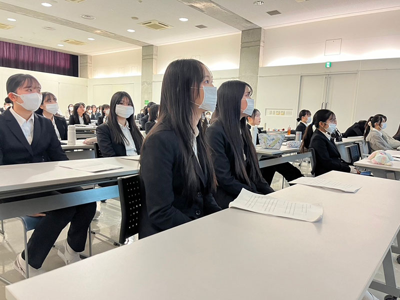 衛生士科3年生 衛生研究発表
