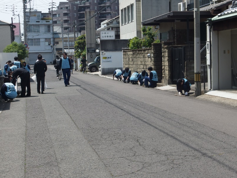 地域清掃(技工士科)