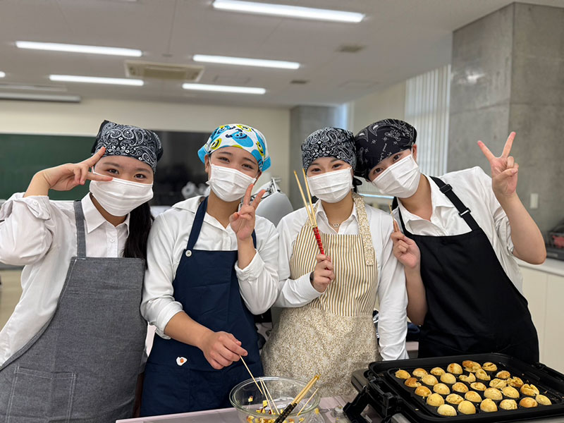 幼児のおやつ作り実習（衛生士科）