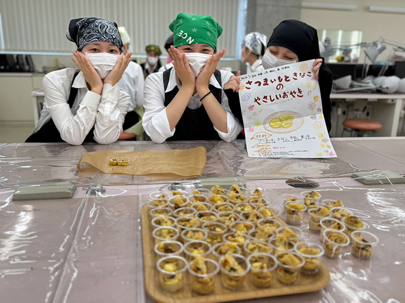 幼児のおやつ作り実習（衛生士科）