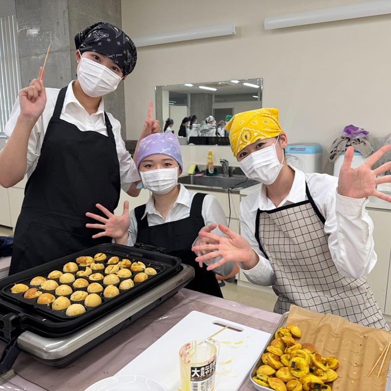 幼児のおやつ作り実習（衛生士科）